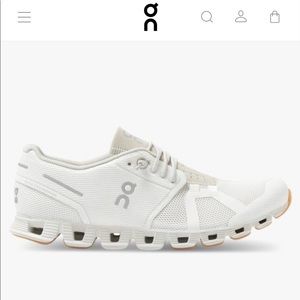 On Cloud Running Shoes 7.5 White/Sand